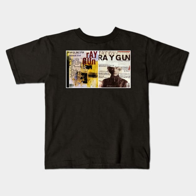 raygun album cover vintage Kids T-Shirt by masri hudi